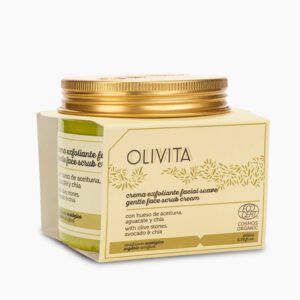 EcoCert Zachte gezicht crème scrub met olijfolie en avocado 200ml