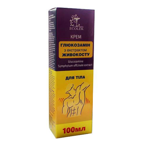 Lichaam creme met Glucosamine met Smeerwortelextract - reumatische problemen- tegen breuk 100ml