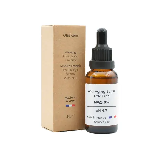 Milde exfoliant N Acetyl Glucosamine 9% - gevoelige huid - opent poriën vermindert overtollige vet 30ml