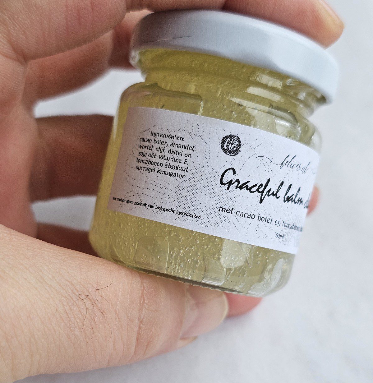 Graceful balm cleanser - voedende balsem reiniger - olie-gel - gevoelige huid - ogen make-up 50ml - Afbeelding 2