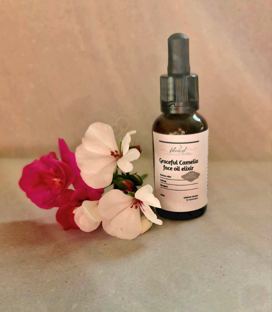 Biologische gezicht olie elixir met Camelia olie - chiazaad olie - andiroba - castor olie - verjongd - droge olie 30ml