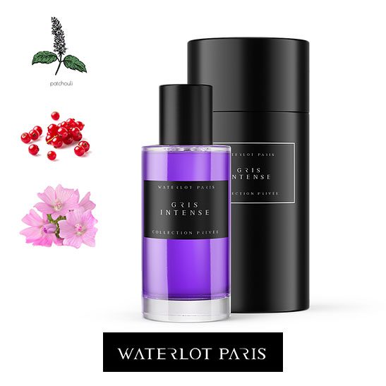 Waterlot Paris Gris Intense - privécollectie parfum - bessen, roos - unisex - bergamot, muskus - witte bloemen 50ml - Afbeelding 2