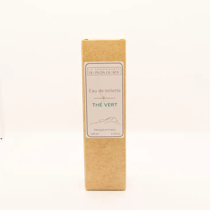 Biologische Eau de toilette Groene thee - gemaakt in Frankrijk - frisse geur - citrus - elegante 100ml - Afbeelding 3