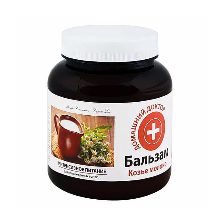 Natuurlijke Voedende Haarbalsem - met geitenmelk - kliswortel olie - lijnzaad - zachte en kambaar haar 480 ml