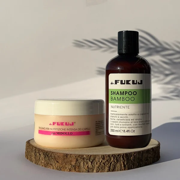 Doeltreffende shampoo met bamboemerg voor fijn en droog  haar - voedt diep 250ml - Afbeelding 2
