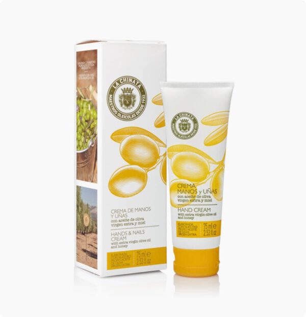 LaChinata Hand en nagels creme met honing en vierige olijfolie 75ml