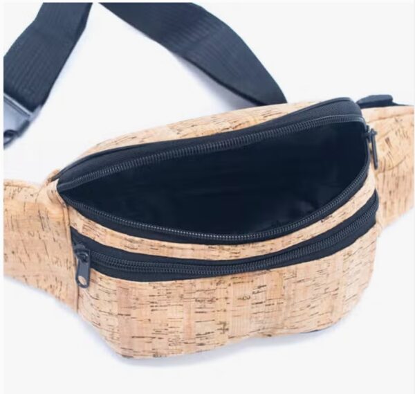 Vegan heuptasje van kurk - ecologisch en milieu vriendelijk unisex - Afbeelding 4