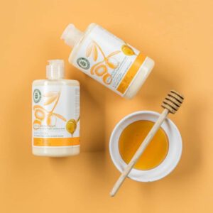 Bio Hydraterende lichaam crème met extra vierge olijfolie en honing 360ml