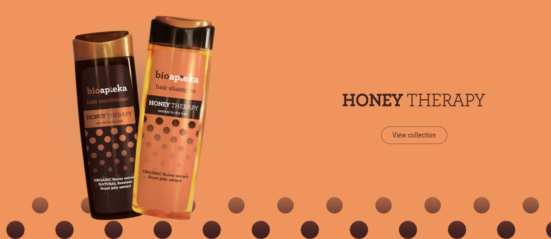 Biologische Honey Therapy Haar shampoo met honing voor droog haar - gevoed haar 250 ml