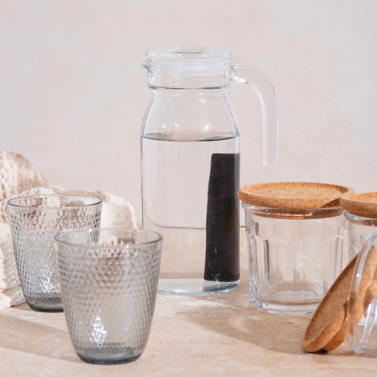 Biologische water filter - Binchotan houtskool - Japanse ecologische natuurlijke hout - voor 1lt water - 1st - Afbeelding 3