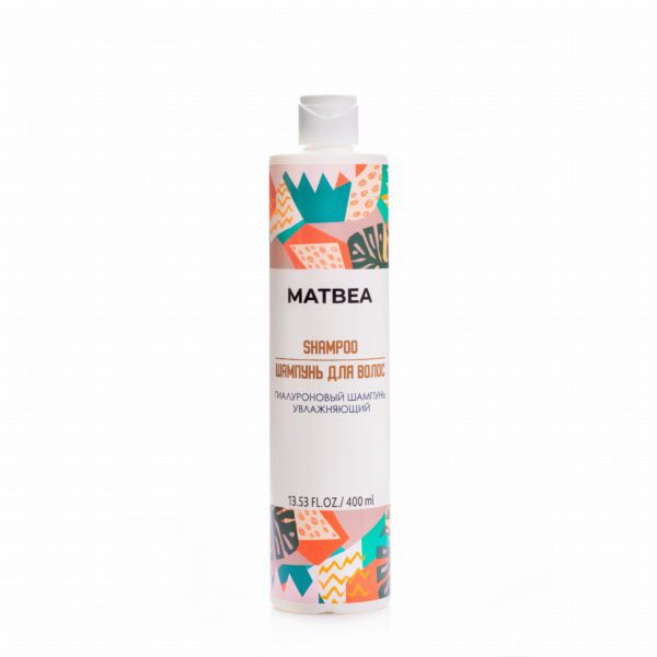 Matbea Hyaluronzuur Hydraterende Shampoo - RESISTHYAL - Vlasextract - glans haar  400ml