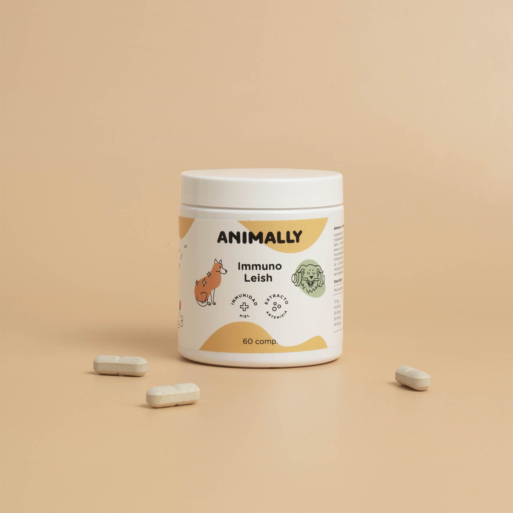 Animally Biologische Dieren supplement Immuno Leish - honden met verzwakt immuunsysteem 60 tab