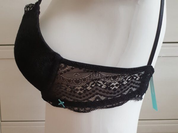 Infiore Italiaanse push-up beha kleur ZWART, Maat 75B - Afbeelding 3