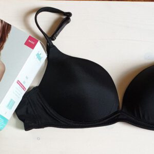 Prachtige push-up zonder beugels, kleur ZWART,  Maat 75A/B