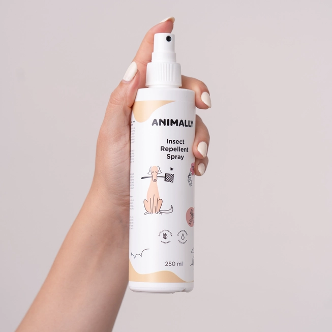Animally Biologische Dieren Insecten spray - teken - vloeien - etherische olie 250 ml