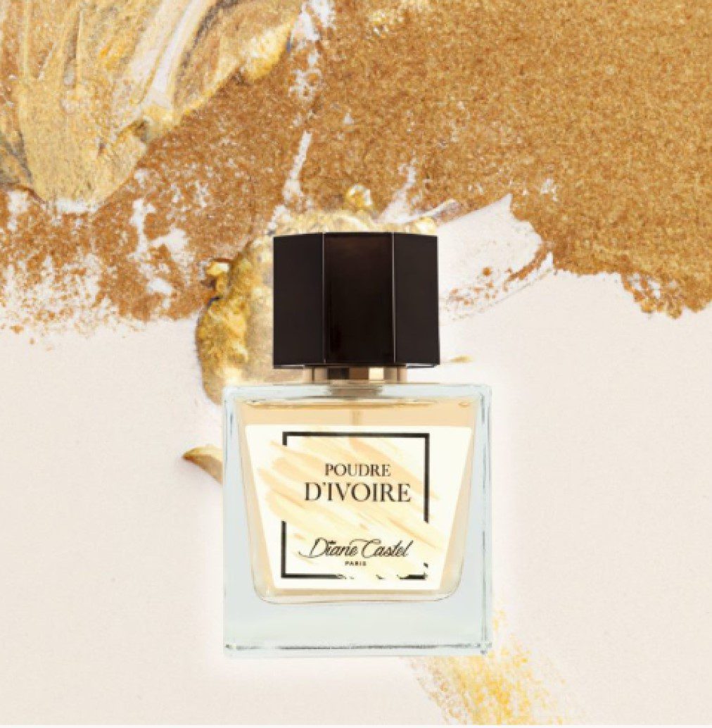 Franse unisex Eau De Parfum IVOOR POEDER - luchtig geur - petitgraan- puurheid - sinas en bergamot 100ml