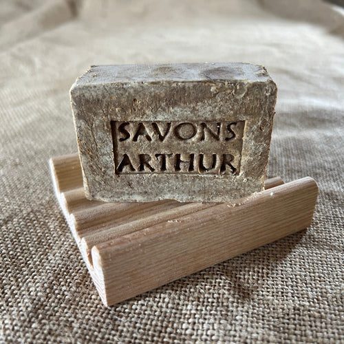 2 stuks Biologische Marseille Ambachtelijk exfoliërende zeep met koffiegruis - scrub voor lichaam en gezicht 2x100gr