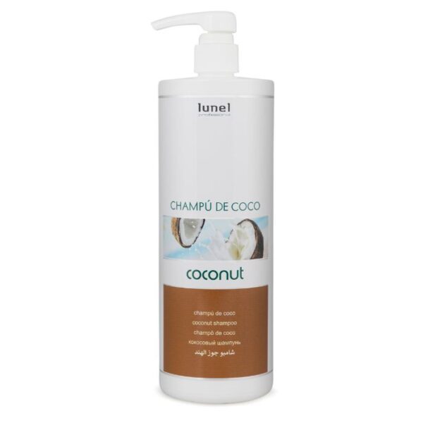 Professionele shampoo met kokos olie - kokos geur - diep voedend - droog en beschadigd haar - 1000ml