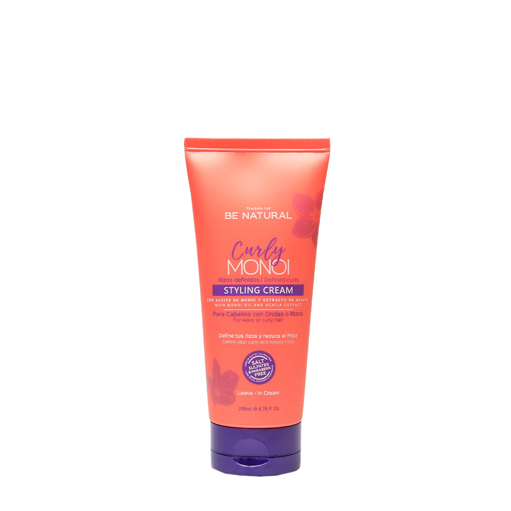 Krullend haar leave - in creme met Monoi olie en acacia extract - gedefinieerde krullen - heerlijk ruikend 200ml