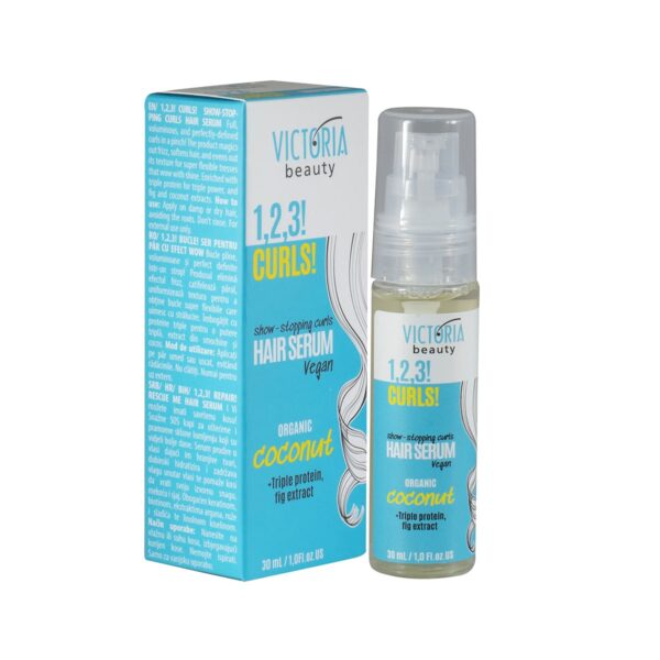 Haar serum met kokos olie - thermische bescherming - krullend haar - vegan olie  voor glanzend haar 30ml