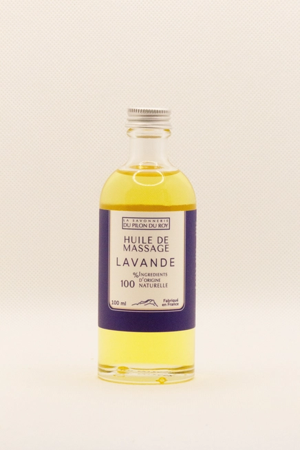 Biologische Argan olie massage olie met Lavendel olie uit Pagnol - handgemaakt in Frankrijk - 100ml
