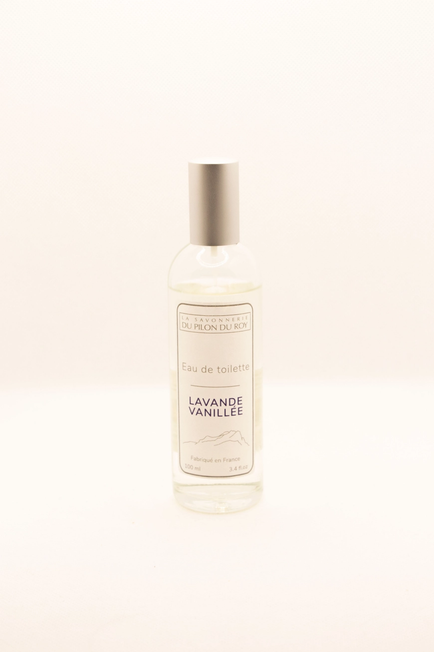Biologische Eau de toilette Vanille Lavendel - gemaakt in Frankrijk - amber geur - Franse Provence 100ml