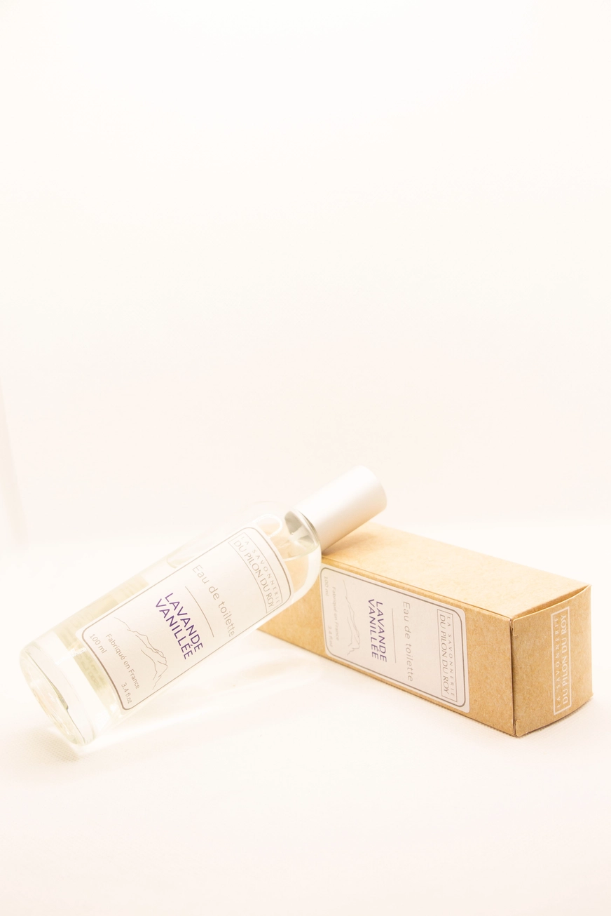 Biologische Eau de toilette Vanille Lavendel - gemaakt in Frankrijk - amber geur - Franse Provence 100ml