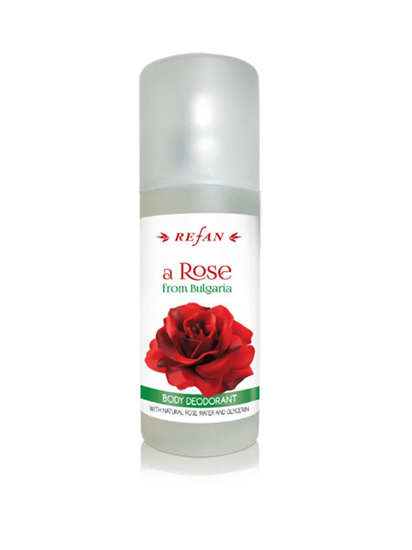 Refan natuurlijke en hyper allergische Rozen water deodorant spray 125ml