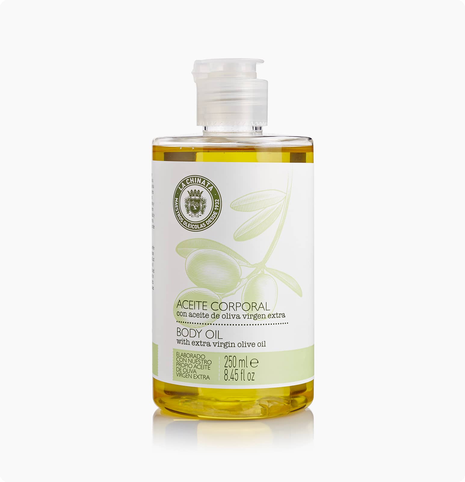 LaChinata heerlijke lichaam droge olie met olijfolie - amandel - mandarijn - lavendel - zachte frisse geur 250ml