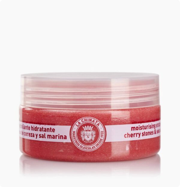 LaChinata bio Kersensteen en zeezout hydraterende exfoliërende gel 250ml