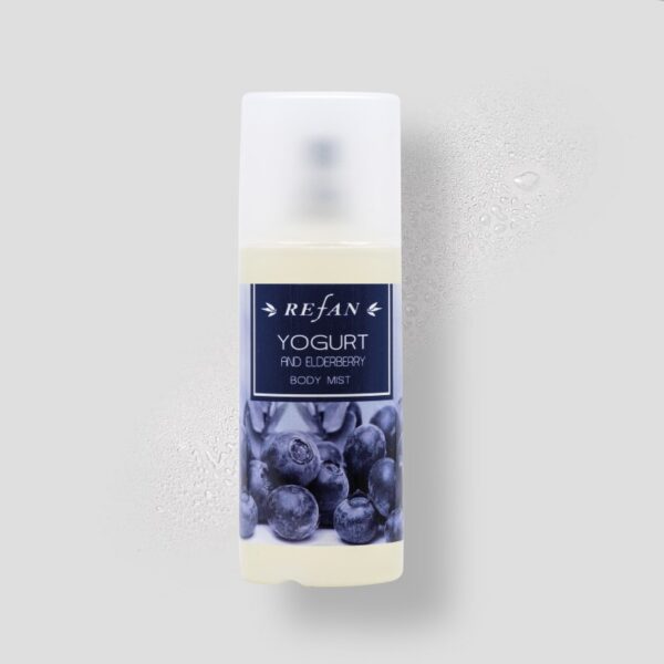 Refan natuurlijke Yoghurt & Vlierbes – Body Mist - antiallergisch toilette water 125ml