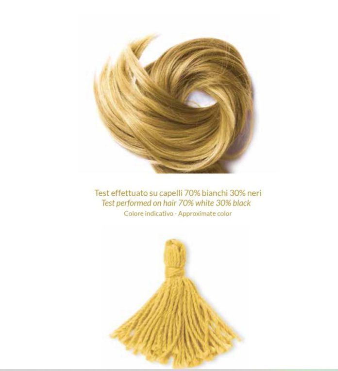 Phitofilos biologische henna verf poeder LICHT GOUD BLOND - Biondo chiaro dorato 100g