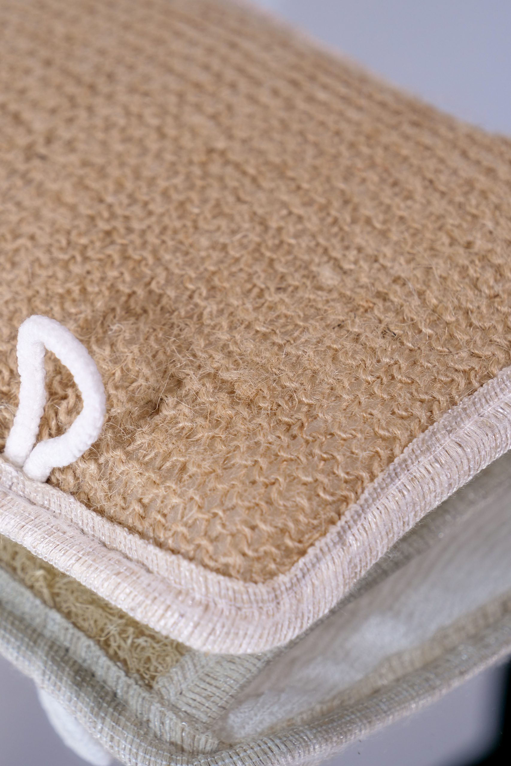 Puur en natuurlijk Loofah-handschoen - douche - hammam - scrub de huid - tweezijdig 1st