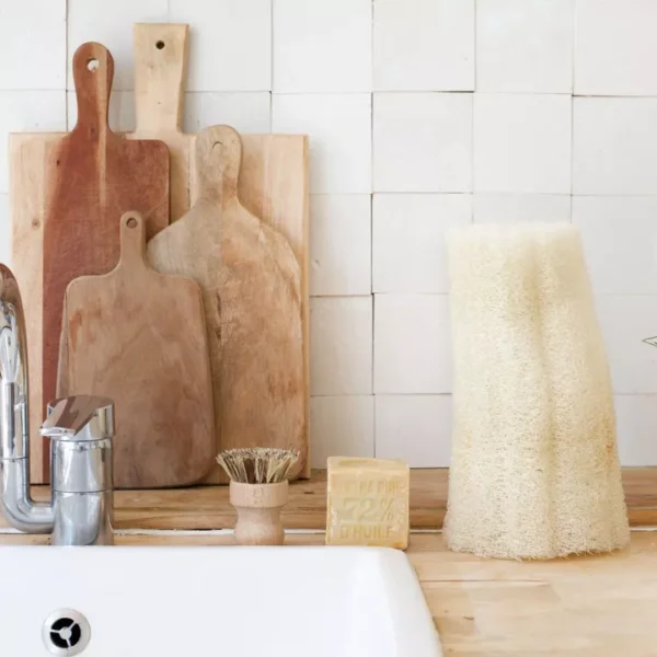 Organische Loofah Spons - natuurlijk product - uitstekend voor droge huid - 25 cm - Afbeelding 3