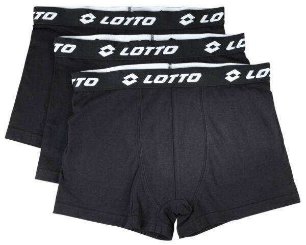 Lotto set van 3 boxers voor mannen - katoen - Kleur donker grijs -  Maat XL 3st