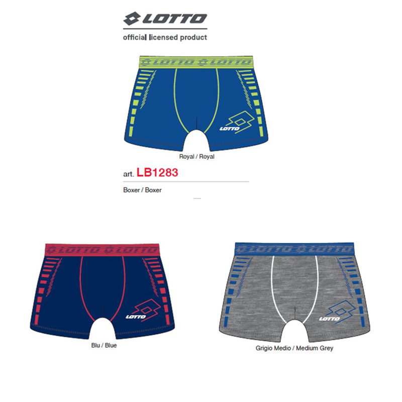 Lotto set van 3 boxers in diverse kleuren - katoen en elastaan - Maat XL