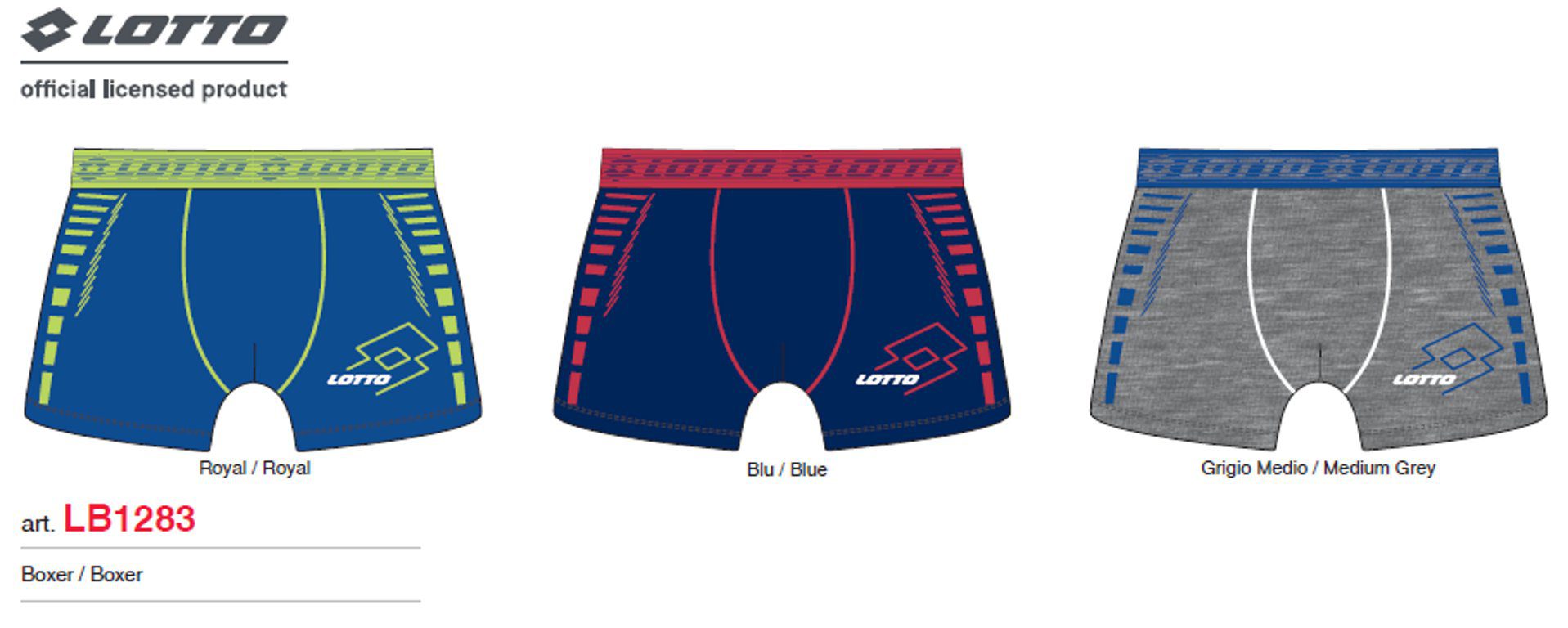 Lotto set van 3 boxers in diverse kleuren - katoen en elastaan - Maat XL