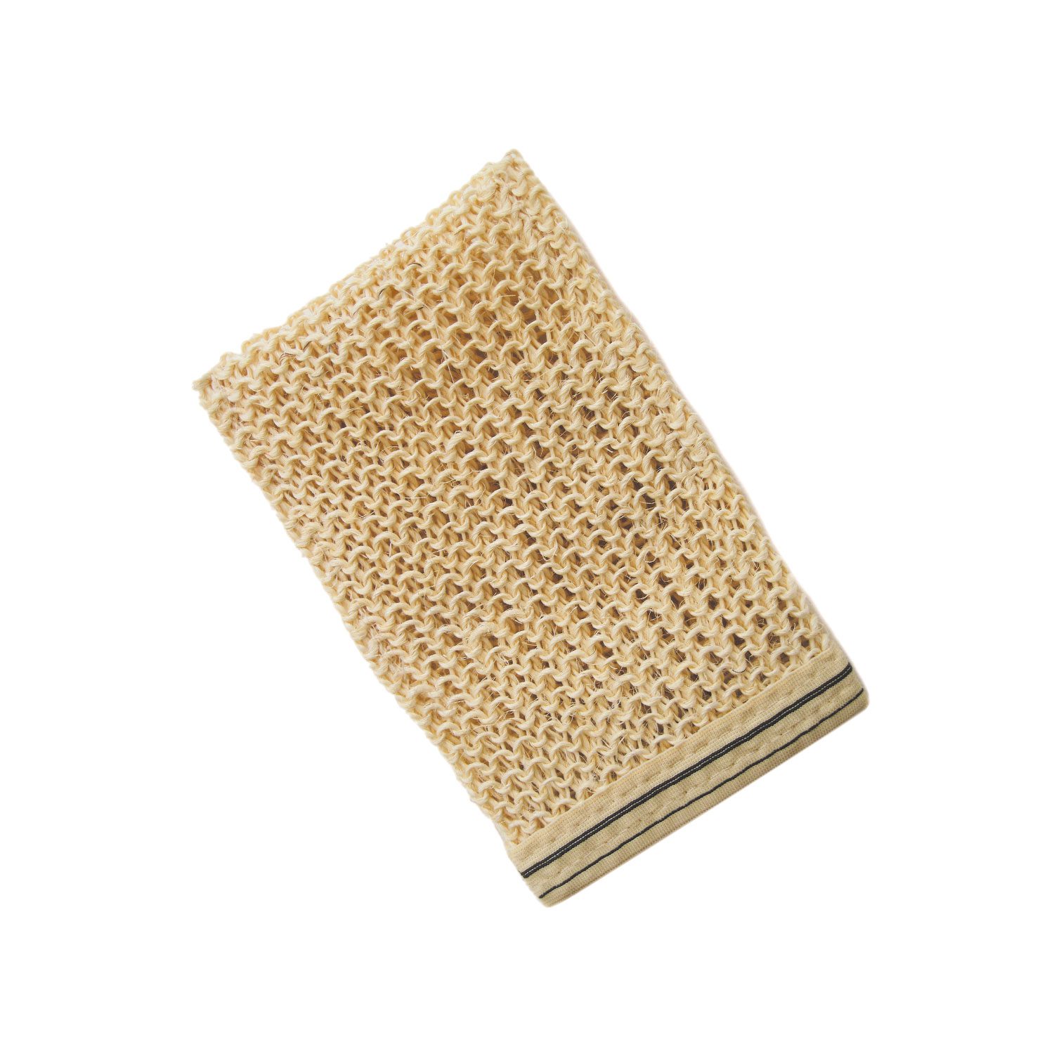 Duurzame sisal massage handschoen - exfolieert de huid - grote formaat - hammam ervaring 1st