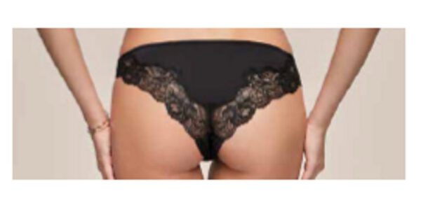 Magic Dream Italiaanse slip met kant  ZWART, Maat L