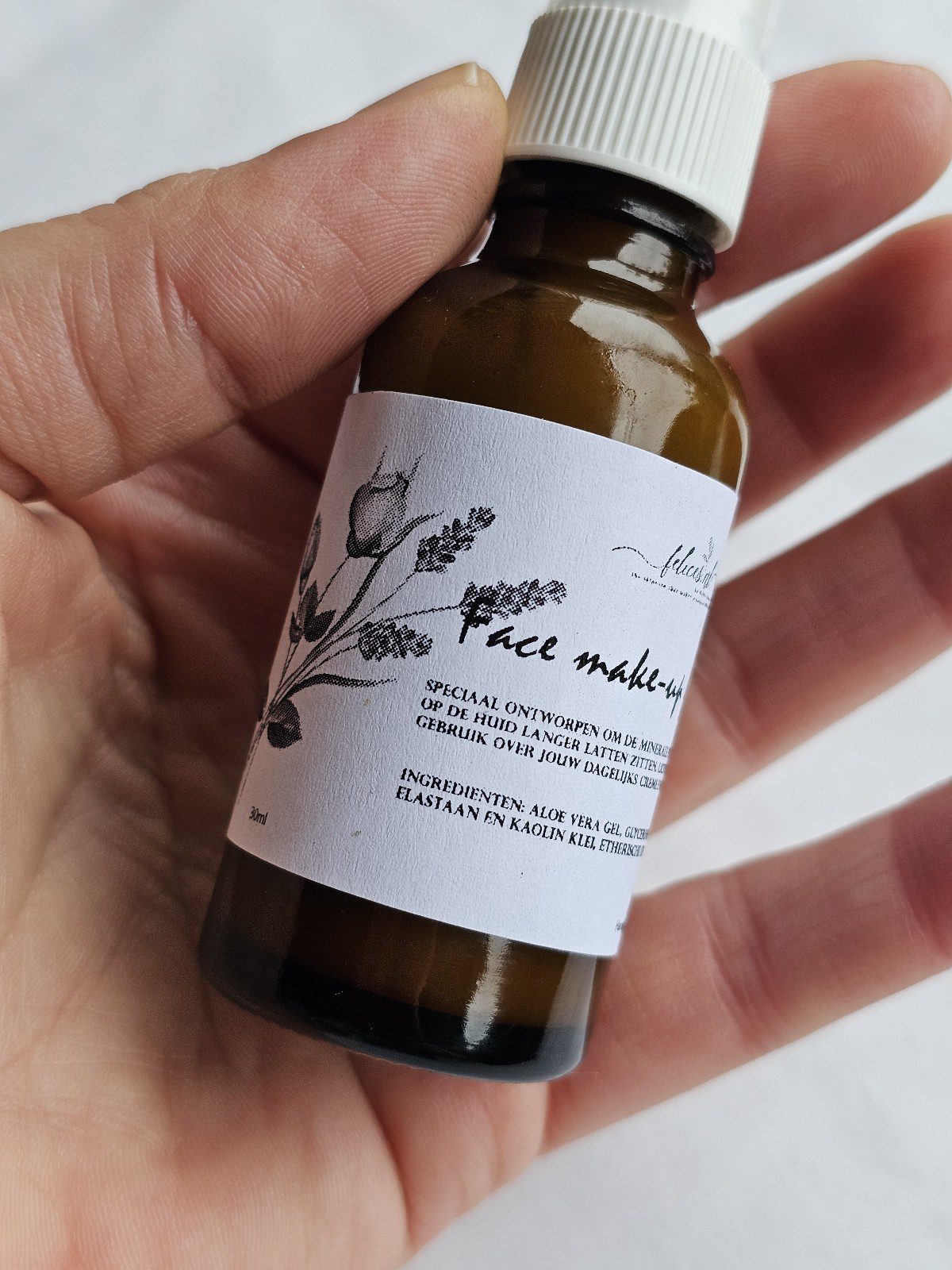 Biologische gezicht make-up primer voor alle huid types - minerale foundation primer 30ml