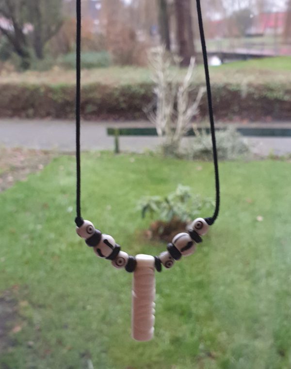 Handgemaakte heren ketting van Maori Yak bot 1st - Afbeelding 4