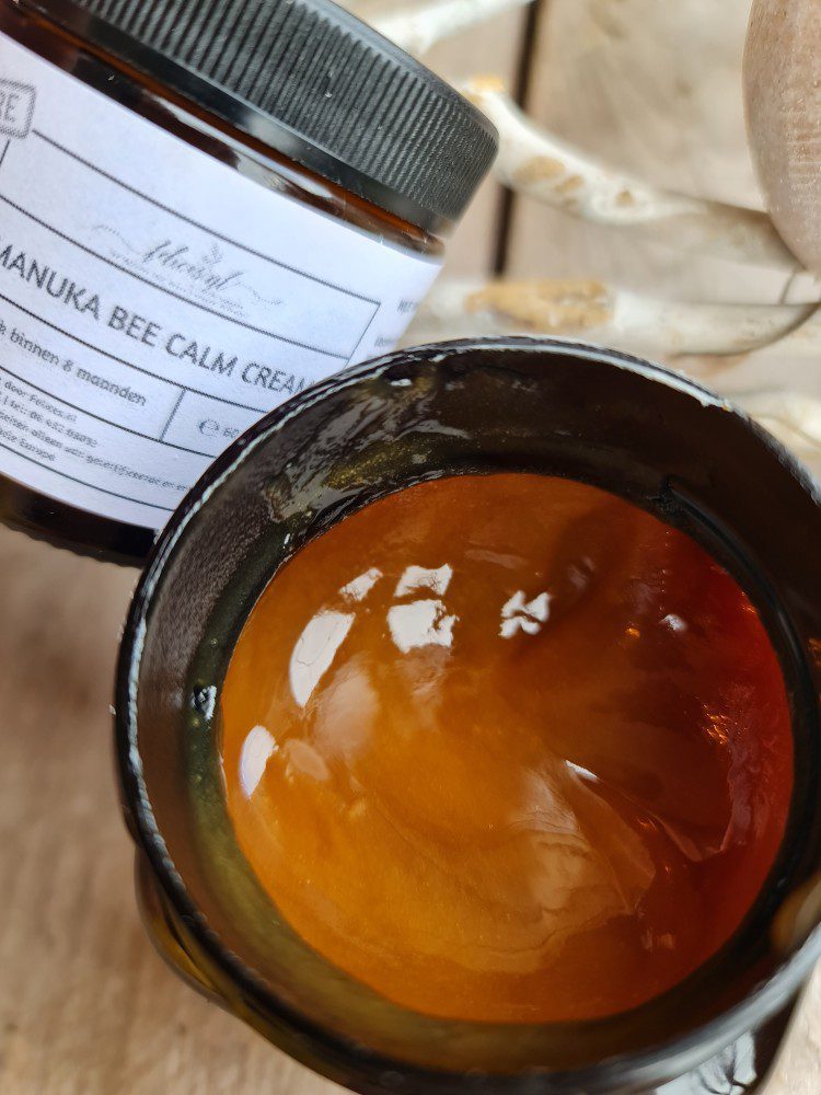 Handgemaakte Manuka honing kalmerende gezicht creme - honing- Co-enzyme Q10 60ml - Afbeelding 4