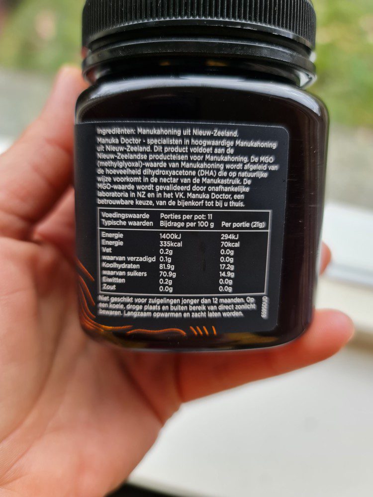 Handgemaakte Manuka honing kalmerende gezicht creme - honing- Co-enzyme Q10 60ml - Afbeelding 5