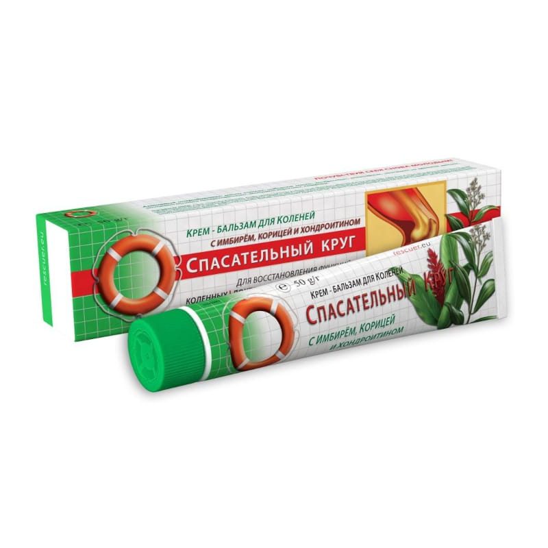 Massagecrème voor stijve spieren met gember, kaneel en chondroïtine - glucosamine en kamfer 50 g