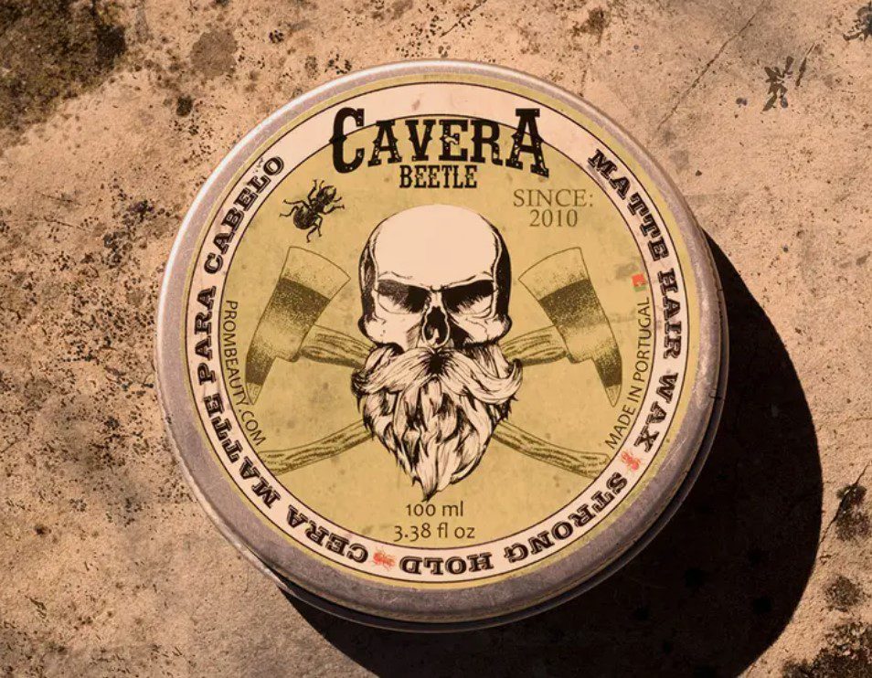 Heerlijke matte haar was voor mannen - sterke fixatie - voedend voor het haar - carnauba was - castor olie - verzwaart niet - perfect natuurlijk haar 100ml