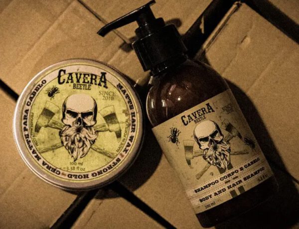 Heerlijke matte haar was voor mannen - sterke fixatie - voedend voor het haar - carnauba was - castor olie - verzwaart niet - perfect natuurlijk haar 100ml - Afbeelding 2