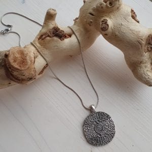 Metalen tree of life ketting