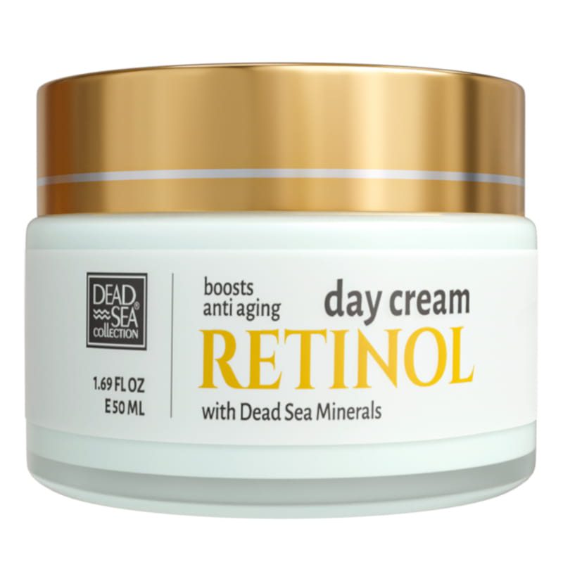Dode zee mineralen Dag Gezicht creme met Retinol - direct uit Israël - Co-enzym Q10 - strakke huid 50ml