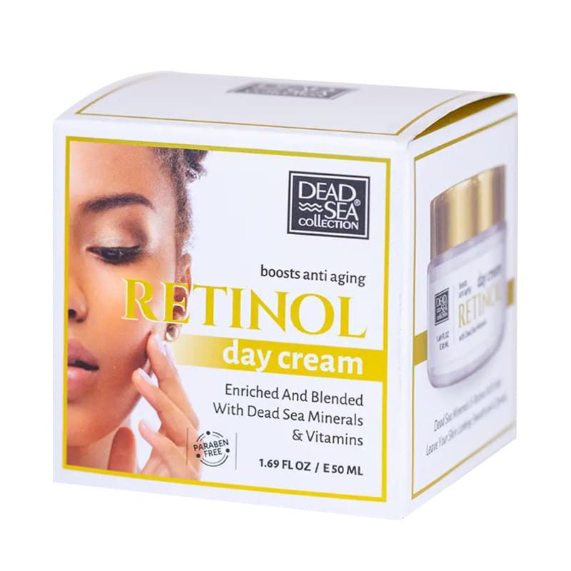Dode zee mineralen Dag Gezicht creme met Retinol - direct uit Israël - Co-enzym Q10 - strakke huid 50ml