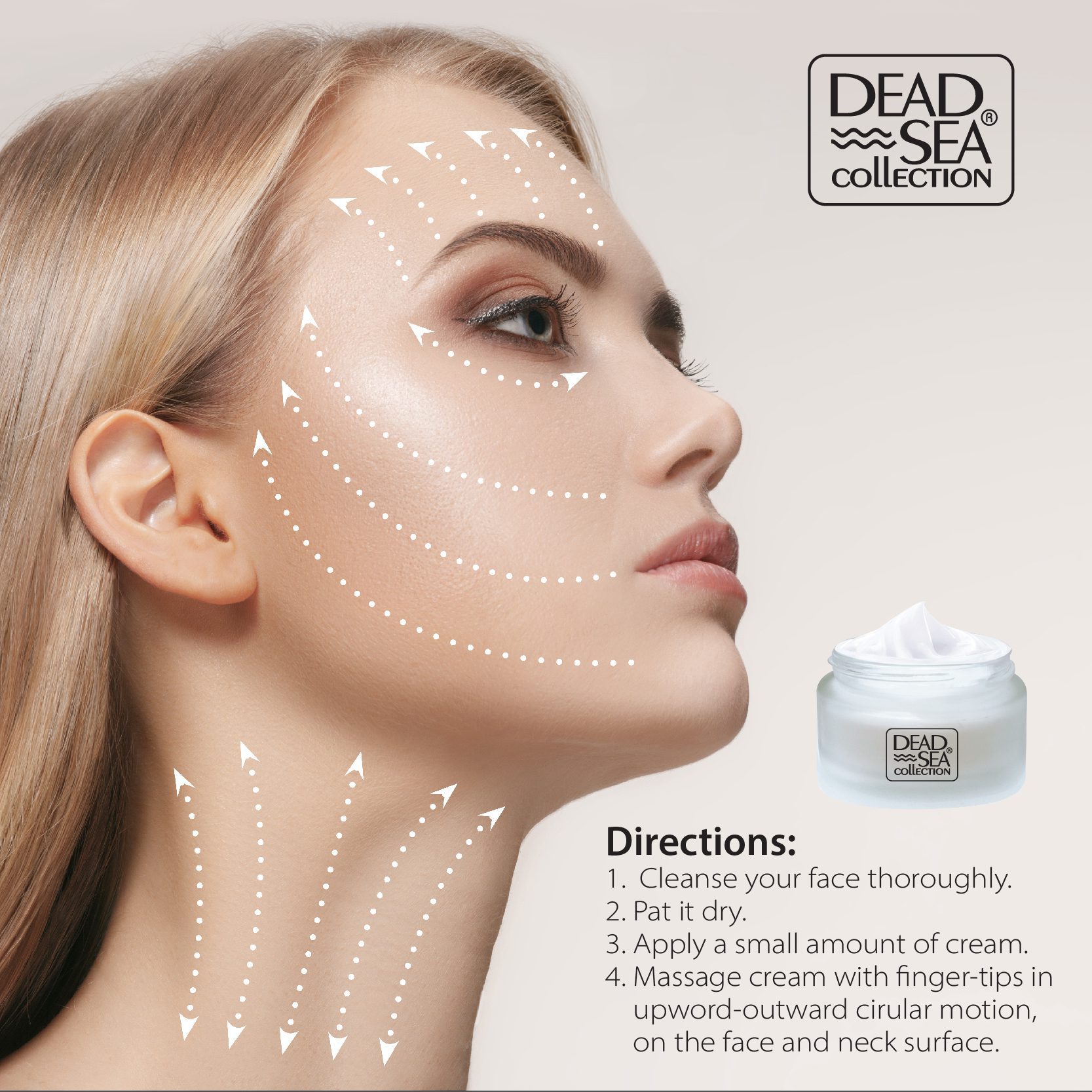 Israëls merk Dead Sea Collection Nachtcrème met Retinol - mineralen - shea boter - collageen 50ml